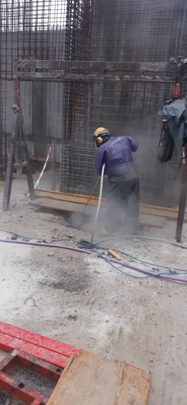 Usluge industrijskog čišćenja - Razaranje betona - Sanacija betona na mostu