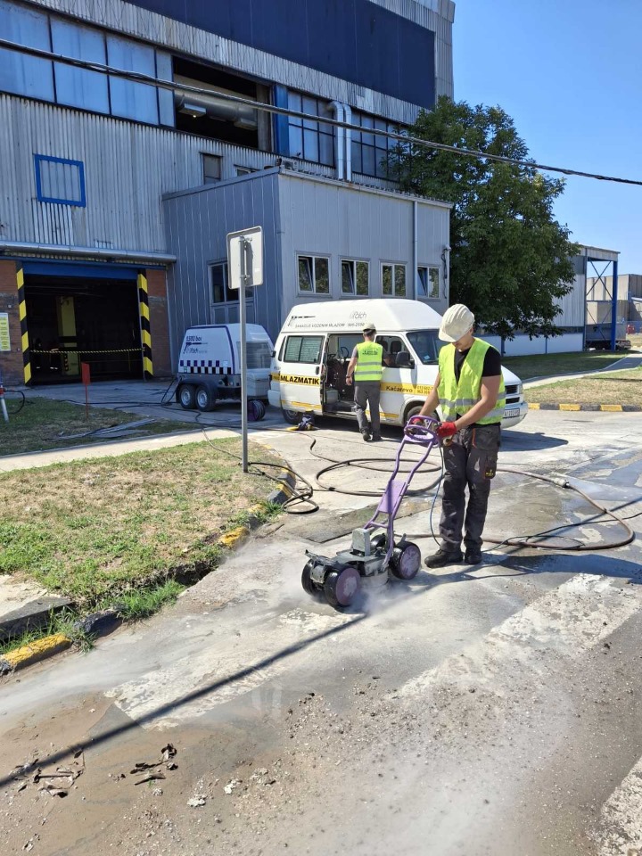 Usluge industrijskog čišćenja - Razaranje betona - Sanacija betona na mostu